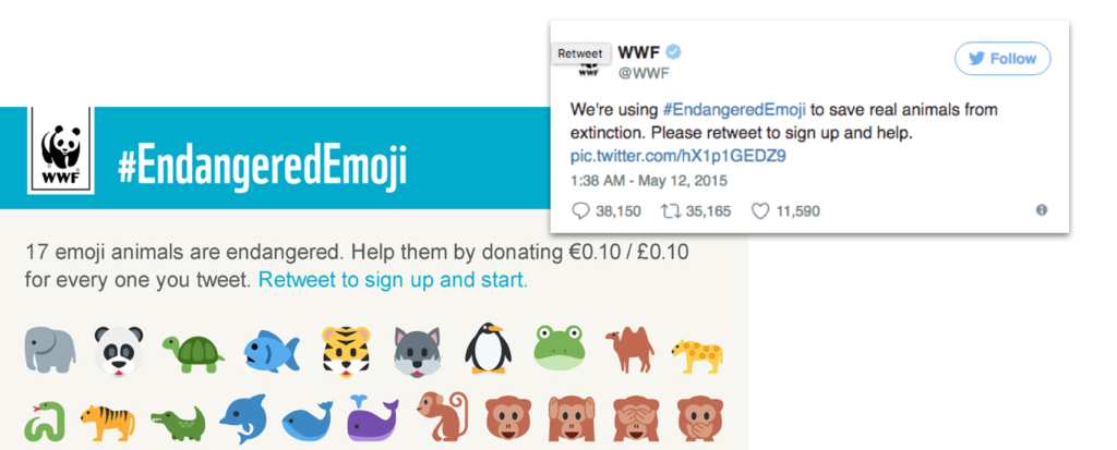 Emoji Marketing Example WWF